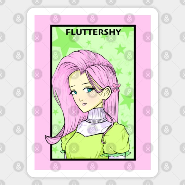 Fluttershy - My Little Pony Equestria Girls Magnet by indieICDtea